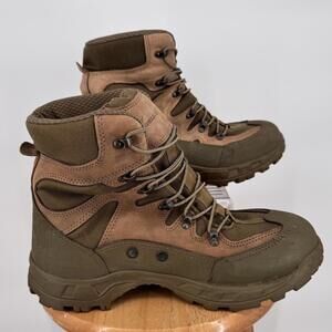 Wellco Combat Hiker Boots Mens 11 Brown M760 Vibram Military Hiking Outdoor